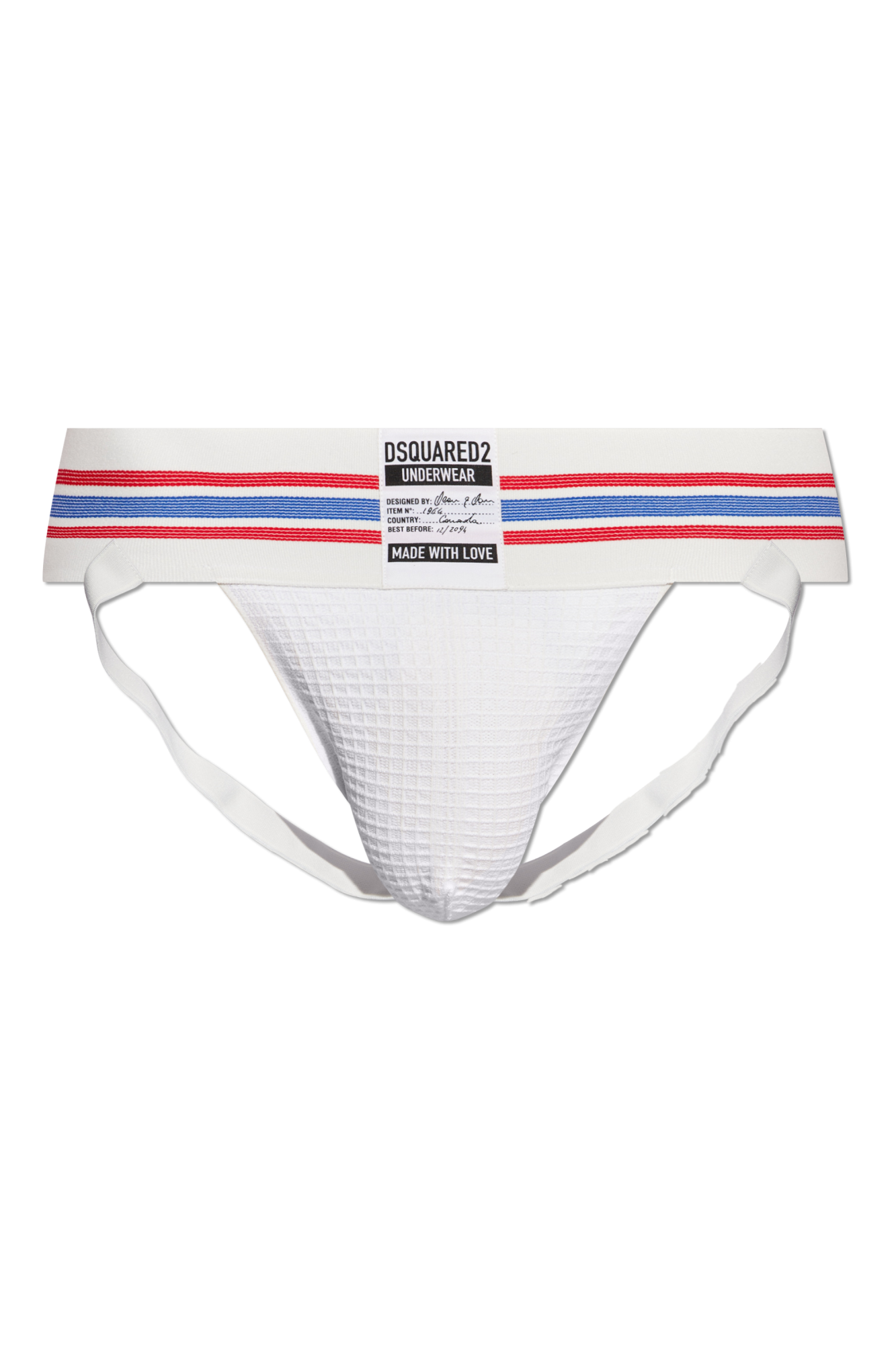 White Jockstraps with logo Dsquared2 - SchaferandweinerShops Canada